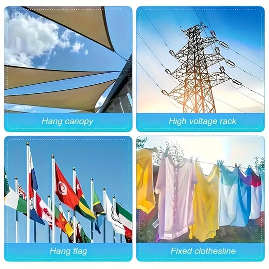 20 Meter 65.61 FT Multi Purpose Stainless Steel CLOTHESLINE