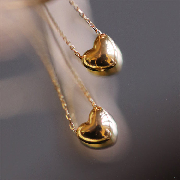 Fashion Gold Plated Women Heart Pendant