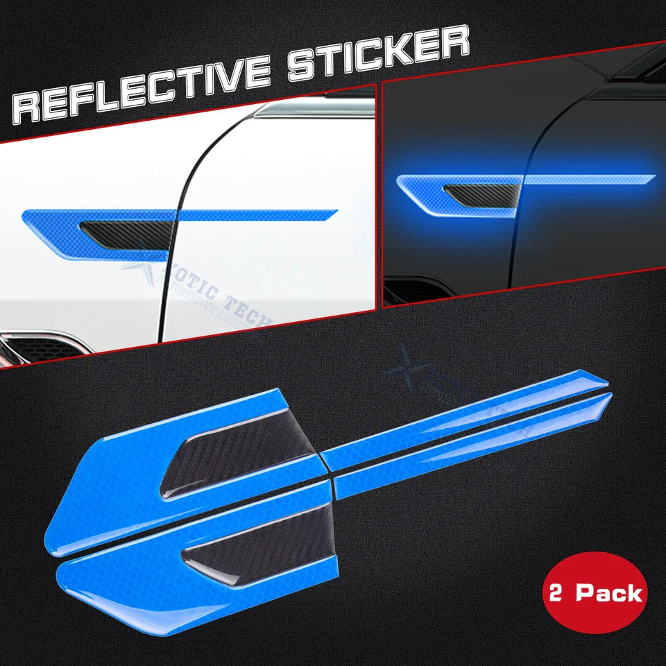 Reflective Car Door Bumper Stickers
