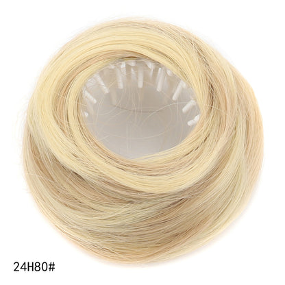 Bird's Nest Curly Wig Hair Bundle Multi-color Optional Straight Hair Bundle Hair Bundle Hairpin