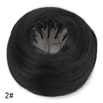 Bird's Nest Curly Wig Hair Bundle Multi-color Optional Straight Hair Bundle Hair Bundle Hairpin