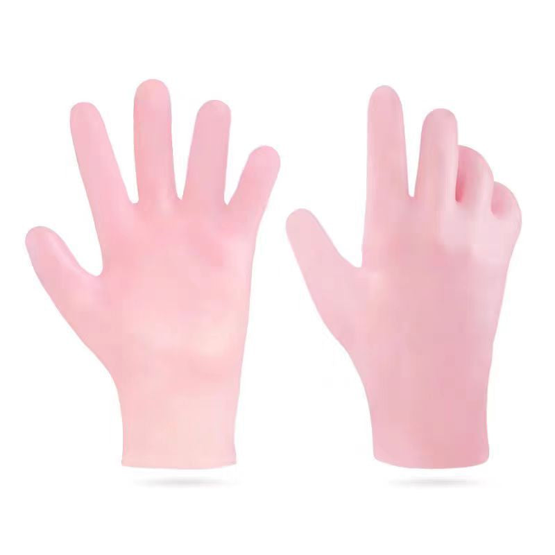 Reusable Silicone Gloves for SPA Whitening Moisturizing Beauty