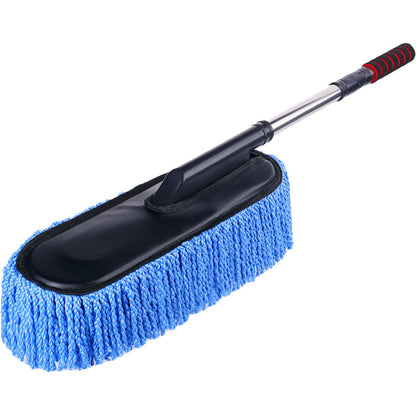 Car Wash Cleaning Brush Duster Dust Wax Mop Microfiber Telescoping Dusting Tool