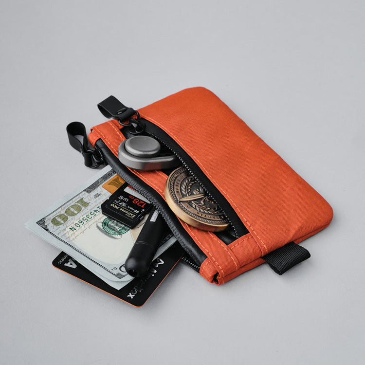 Minimalist Zipper Wallet with RFID Blocking ID Card Holder Wallet