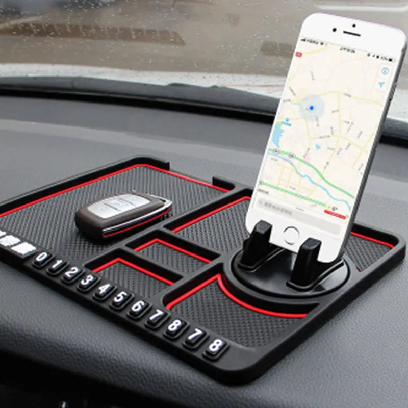 Multi Functional Car Anti Slip Mat Phone Holder