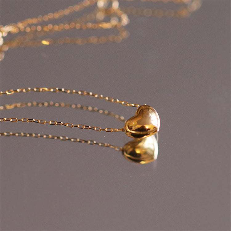 Fashion Gold Plated Women Heart Pendant