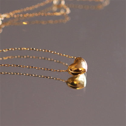 Fashion Gold Plated Women Heart Pendant
