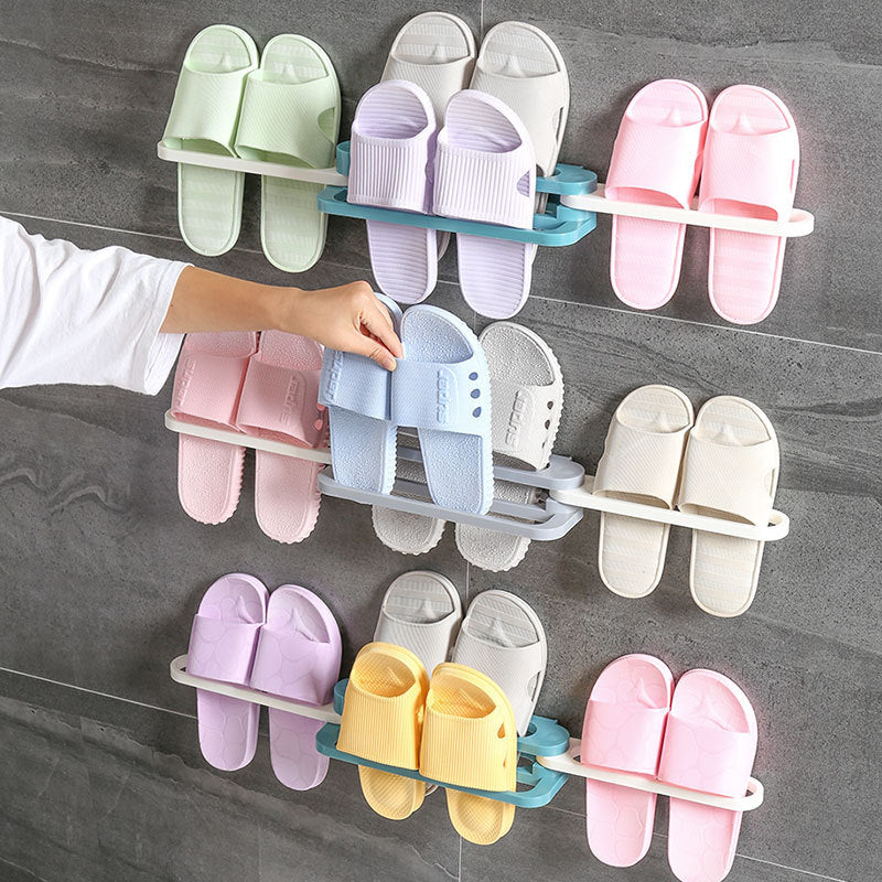 Foldable Bathroom  Slipper Rack