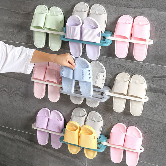 Foldable Bathroom  Slipper Rack
