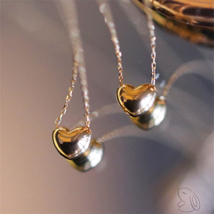 Fashion Gold Plated Women Heart Pendant
