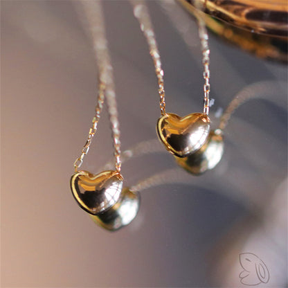 Fashion Gold Plated Women Heart Pendant