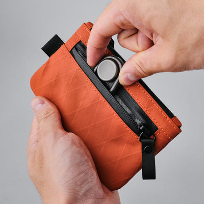 Minimalist Zipper Wallet with RFID Blocking ID Card Holder Wallet