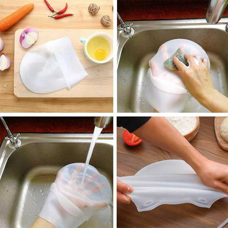 Magic Silicone Kneading Dough Bag
