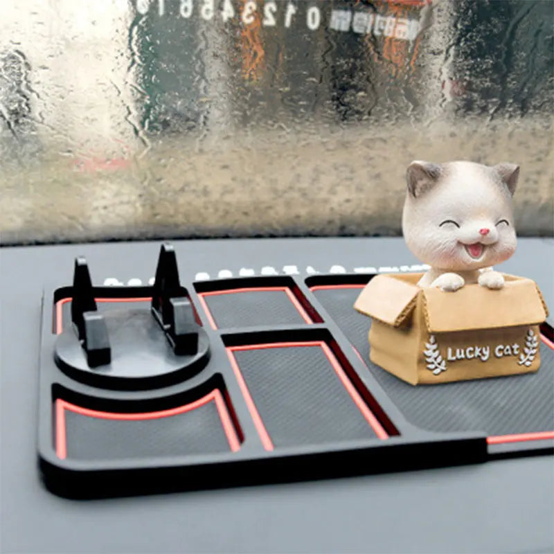 Multi Functional Car Anti Slip Mat Phone Holder