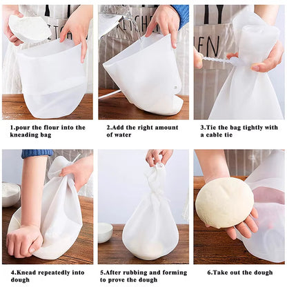 Magic Silicone Kneading Dough Bag
