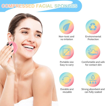 Dry Strips Exfoliating Cleansing Sponge for Facial Face Clean