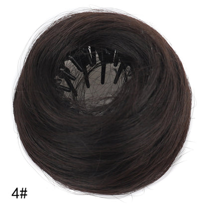 Bird's Nest Curly Wig Hair Bundle Multi-color Optional Straight Hair Bundle Hair Bundle Hairpin