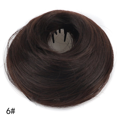 Bird's Nest Curly Wig Hair Bundle Multi-color Optional Straight Hair Bundle Hair Bundle Hairpin