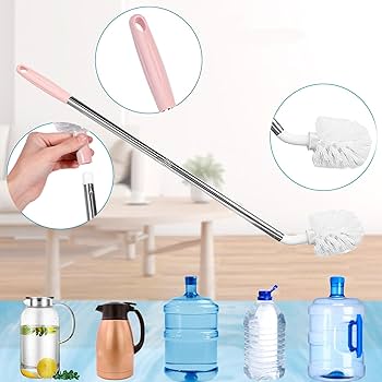 Household Bucket Washing Brush With Stainless Steel Rod