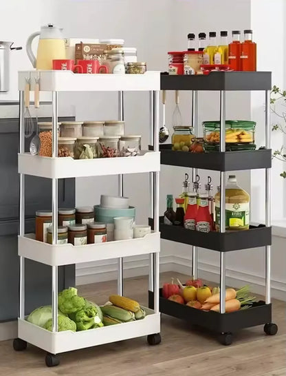4-Layers Multi-function Trolley Storage Organizer
