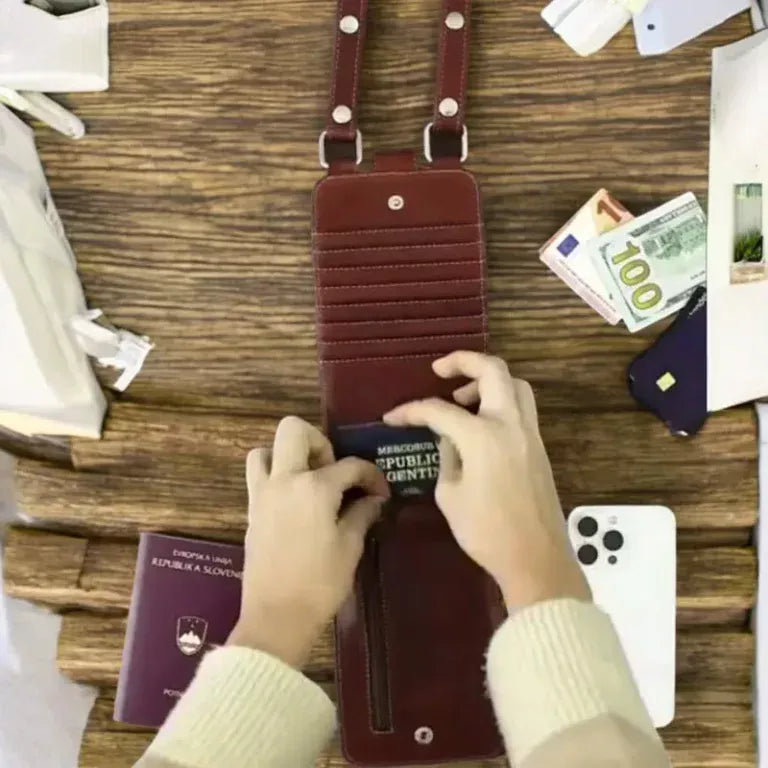 JEEP Genuine Leather Versatile Travel Companion