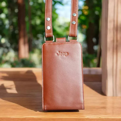 JEEP Genuine Leather Versatile Travel Companion