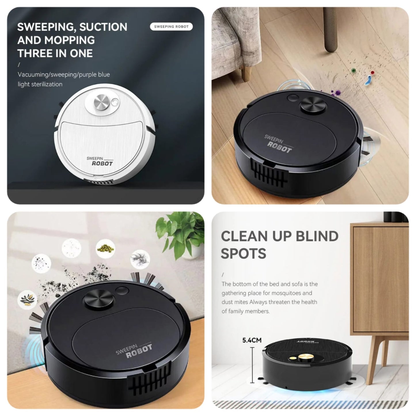Cleaner Robot Sweeping Vacuum Robot