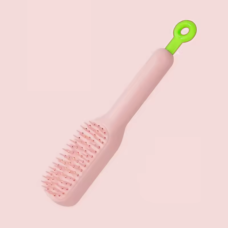 Cleaning Hair Brush Detangling Hair Brush for Women Men Easy Self Cleaning Brush Hair