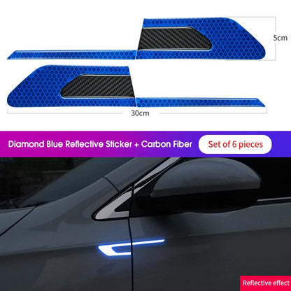 Reflective Car Door Bumper Stickers